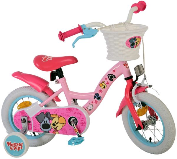 Woezel & Pip Kinderfiets – Meisjes – 12 inch – Roze