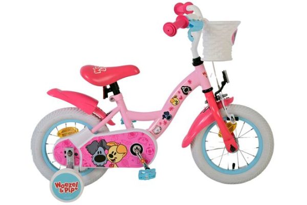 Woezel & Pip Kinderfiets – Meisjes – 12 inch – Roze