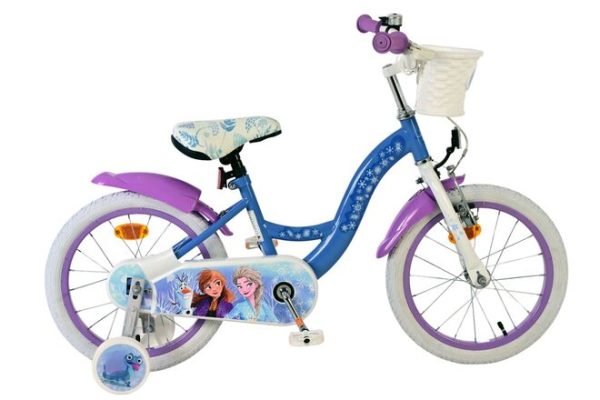 Disney Frozen 2 Kinderfiets – Meisjes – 16 inch – Blauw/Paars