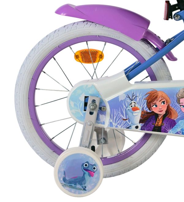 Disney Frozen 2 Kinderfiets – Meisjes – 16 inch – Blauw/Paars