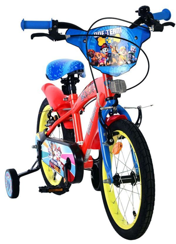 Paw Patrol Kinderfiets – Jongens – 16 inch – Rood – Twee handremmen