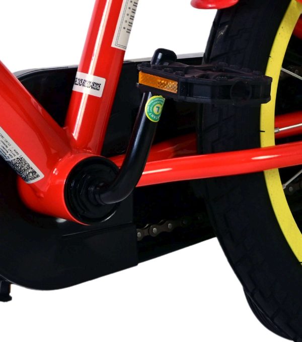 Paw Patrol Kinderfiets – Jongens – 16 inch – Rood – Twee handremmen