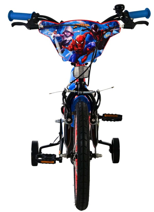 Spider-Man Kinderfiets – Jongens – 16 inch – Blauw/Rood – Twee handremmen