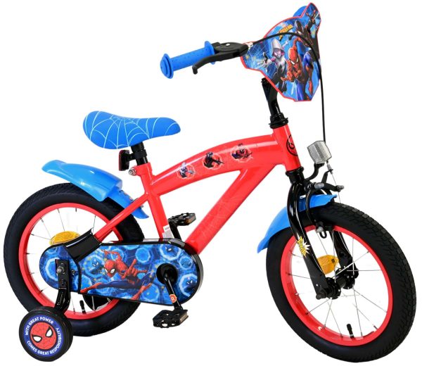 Marvel Spider-Man Kinderfiets – Jongens – 14 inch – Rood/Blauw