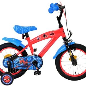 Marvel Spider-Man Kinderfiets – Jongens – 14 inch – Rood/Blauw