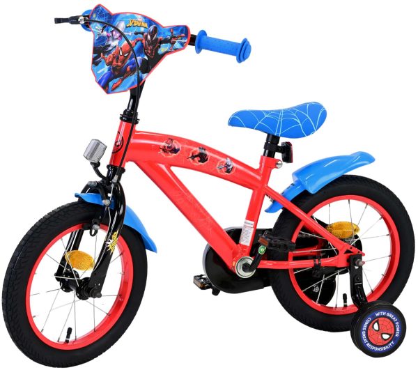 Marvel Spider-Man Kinderfiets – Jongens – 14 inch – Rood/Blauw