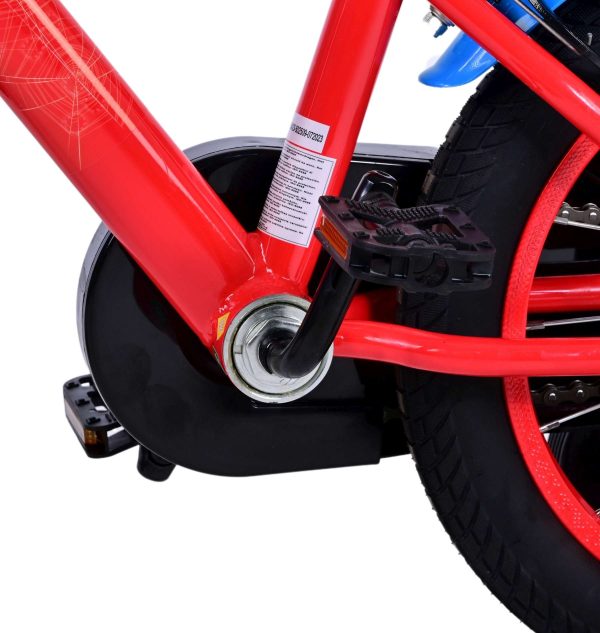 Ultimate Spider-Man Kinderfiets – Jongens – 14 inch – Blauw/Rood – Twee handremmen