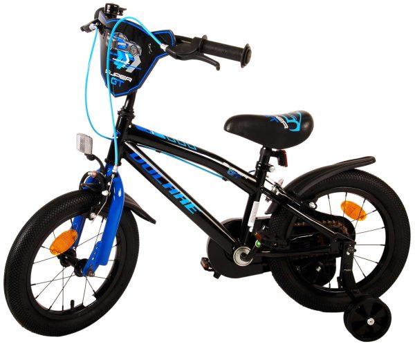 Volare Super GT Kinderfiets – Jongens – 14 inch – Blauw – Twee handremmen