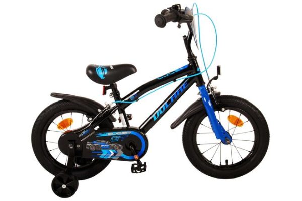 Volare Super GT Kinderfiets – Jongens – 14 inch – Blauw – Twee handremmen