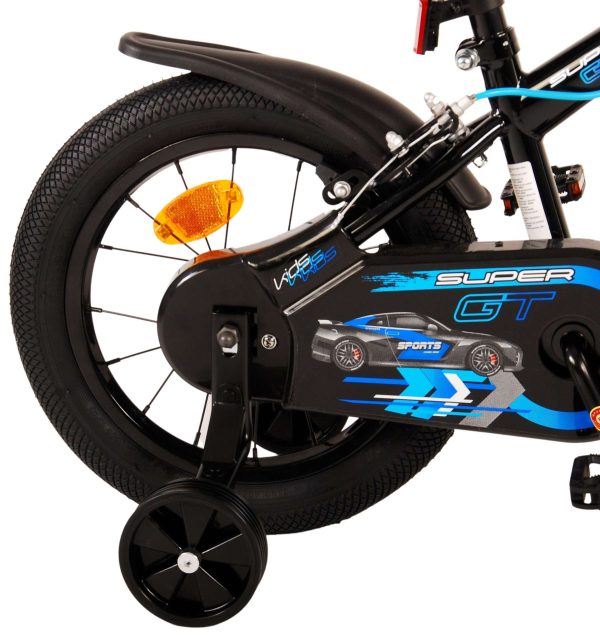 Volare Super GT Kinderfiets – Jongens – 14 inch – Blauw – Twee handremmen