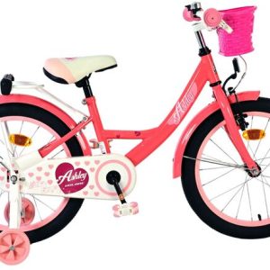 Volare Ashley Kinderfiets – Meisjes – 18 inch – Roze/Rood