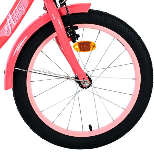 Volare Ashley Kinderfiets – Meisjes – 18 inch – Roze/Rood