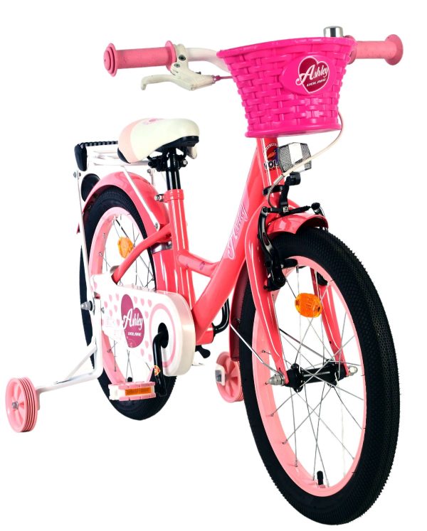 Volare Ashley Kinderfiets – Meisjes – 18 inch – Roze/Rood