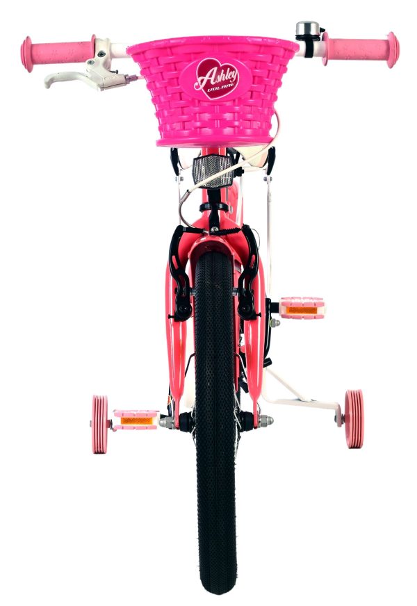 Volare Ashley Kinderfiets – Meisjes – 18 inch – Roze/Rood