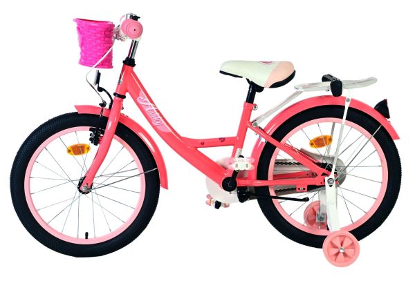 Volare Ashley Kinderfiets – Meisjes – 18 inch – Roze/Rood