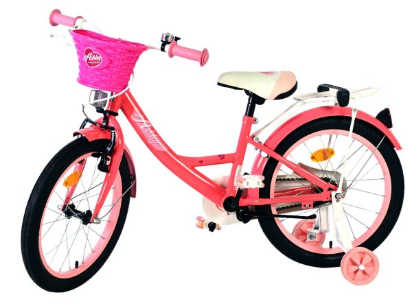 Volare Ashley Kinderfiets – Meisjes – 18 inch – Roze/Rood