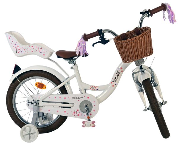 Volare Blossom Kinderfiets – Meisjes – 16 inch – Wit