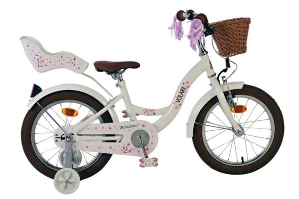 Volare Blossom Kinderfiets – Meisjes – 16 inch – Wit