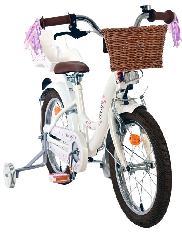 Volare Blossom Kinderfiets – Meisjes – 16 inch – Wit