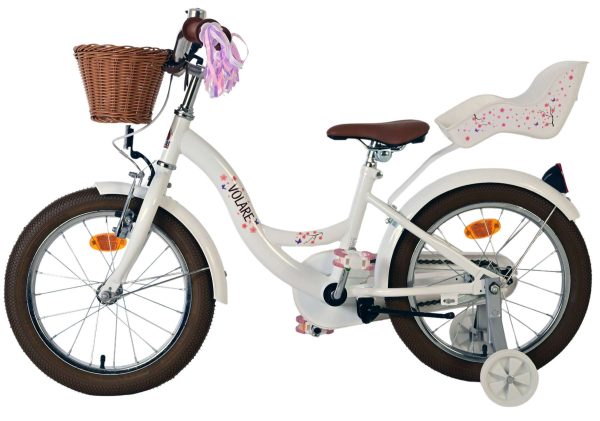 Volare Blossom Kinderfiets – Meisjes – 16 inch – Wit