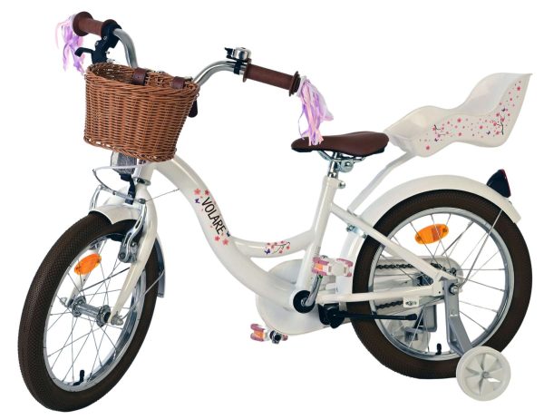 Volare Blossom Kinderfiets – Meisjes – 16 inch – Wit