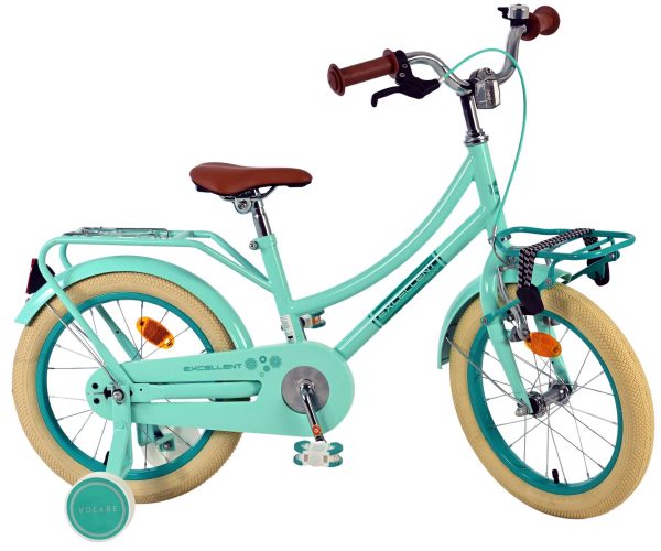 Volare Excellent Kinderfiets – Meisjes – 16 inch – Groen – 95% afgemonteerd