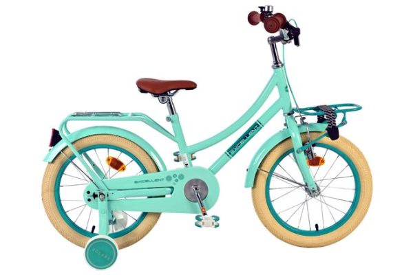 Volare Excellent Kinderfiets – Meisjes – 16 inch – Groen – 95% afgemonteerd