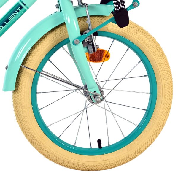 Volare Excellent Kinderfiets – Meisjes – 16 inch – Groen – 95% afgemonteerd