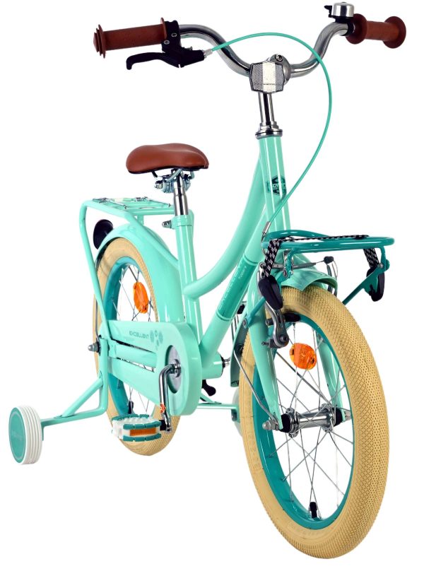 Volare Excellent Kinderfiets – Meisjes – 16 inch – Groen – 95% afgemonteerd
