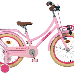 Volare Excellent Kinderfiets – Meisjes -18 inch – Roze – 95% afgemonteerd