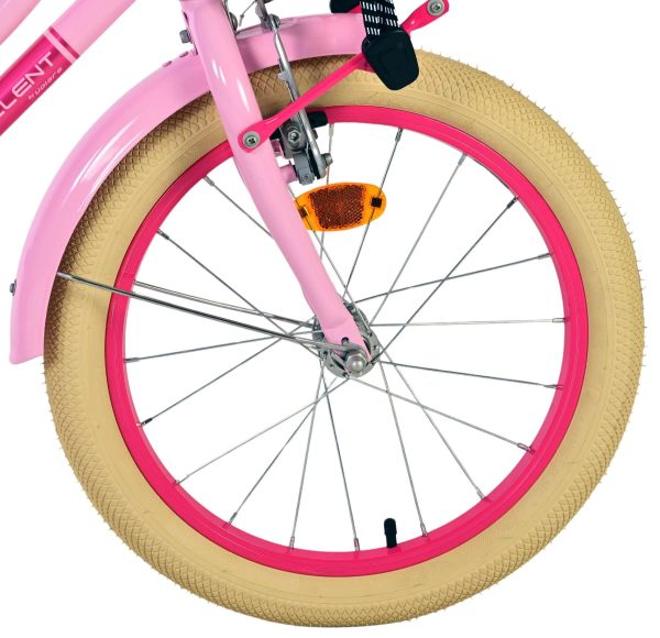 Volare Excellent Kinderfiets – Meisjes -18 inch – Roze – 95% afgemonteerd