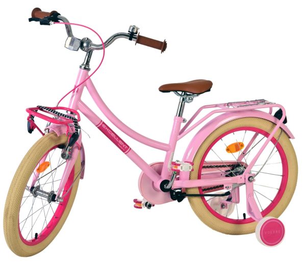 Volare Excellent Kinderfiets – Meisjes -18 inch – Roze – 95% afgemonteerd