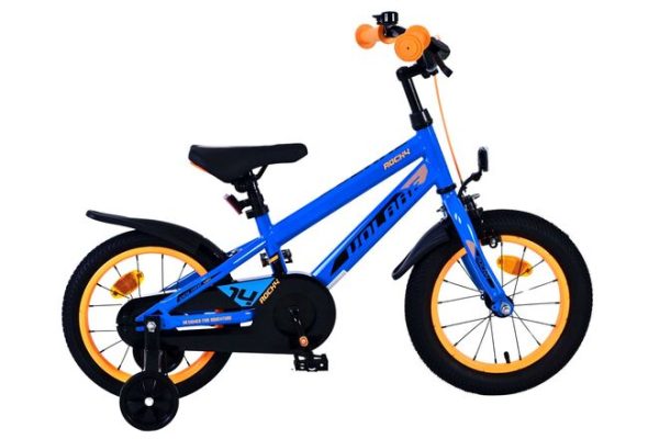 Volare Rocky Kinderfiets – Jongens – 14 inch – Blauw