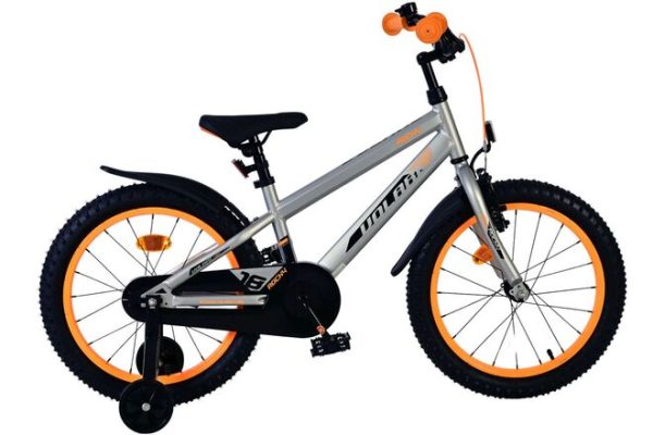 Volare Rocky Kinderfiets – Jongens – 18 inch – Grijs