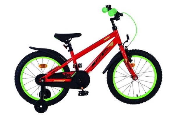 Volare Rocky Kinderfiets – Jongens – 18 inch – Rood