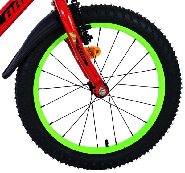 Volare Rocky Kinderfiets – Jongens – 18 inch – Rood
