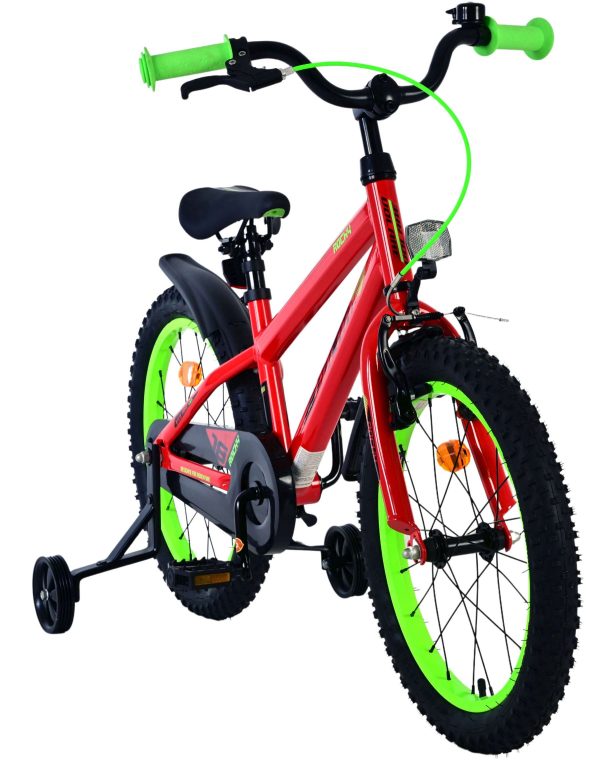 Volare Rocky Kinderfiets – Jongens – 18 inch – Rood