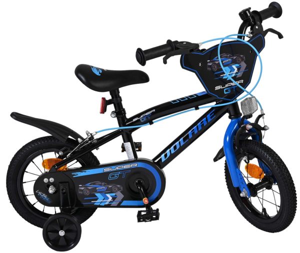 Volare Super GT Kinderfiets – Jongens – 12 inch – Blauw – Twee handremmen