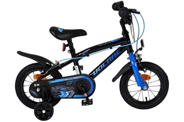 Volare Super GT Kinderfiets – Jongens – 12 inch – Blauw – Twee handremmen