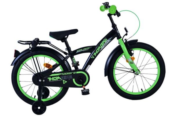 Volare Thombike Kinderfiets – Jongens – 18 inch – Zwart Groen