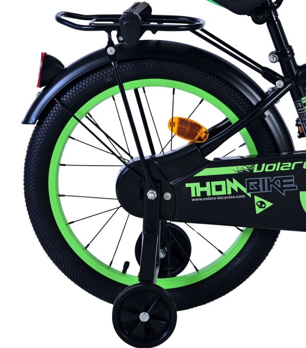 Volare Thombike Kinderfiets – Jongens – 18 inch – Zwart Groen