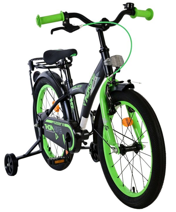 Volare Thombike Kinderfiets – Jongens – 18 inch – Zwart Groen