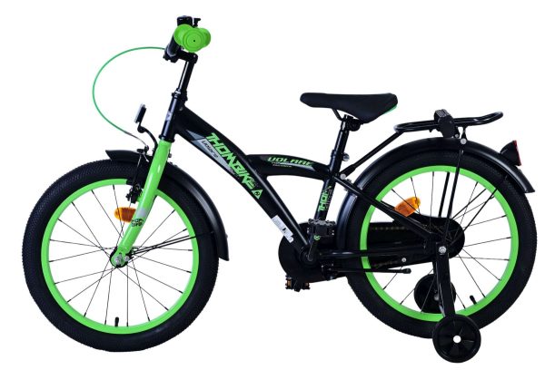 Volare Thombike Kinderfiets – Jongens – 18 inch – Zwart Groen