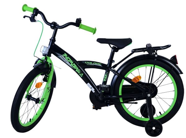 Volare Thombike Kinderfiets – Jongens – 18 inch – Zwart Groen