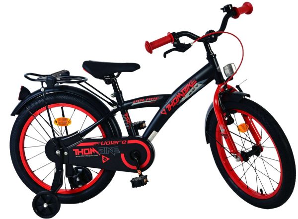 Volare Thombike Kinderfiets – Jongens – 18 inch – Zwart Rood