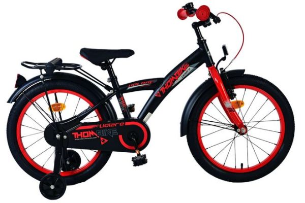 Volare Thombike Kinderfiets – Jongens – 18 inch – Zwart Rood