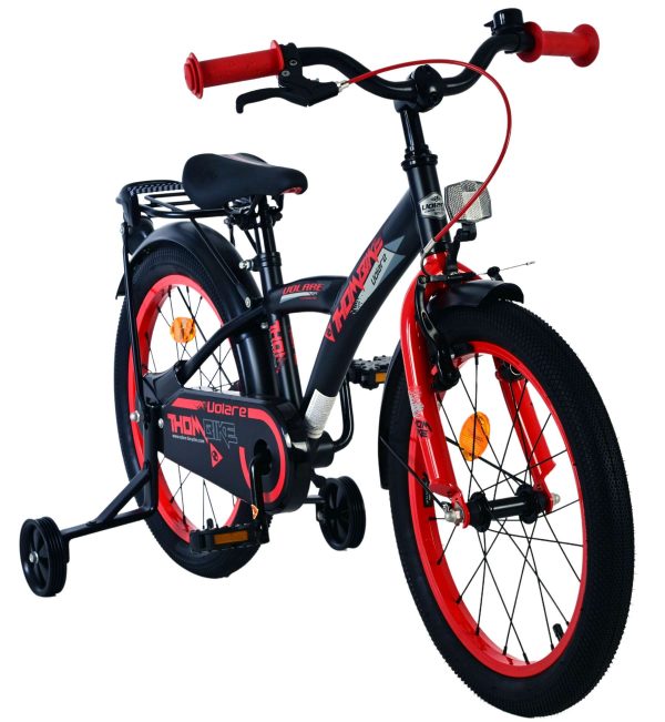 Volare Thombike Kinderfiets – Jongens – 18 inch – Zwart Rood