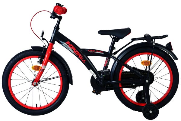 Volare Thombike Kinderfiets – Jongens – 18 inch – Zwart Rood