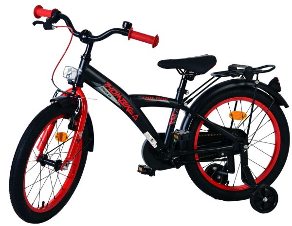 Volare Thombike Kinderfiets – Jongens – 18 inch – Zwart Rood