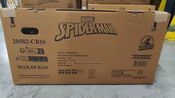 Spider-Man Kinderfiets – Jongens – 16 inch – Rood